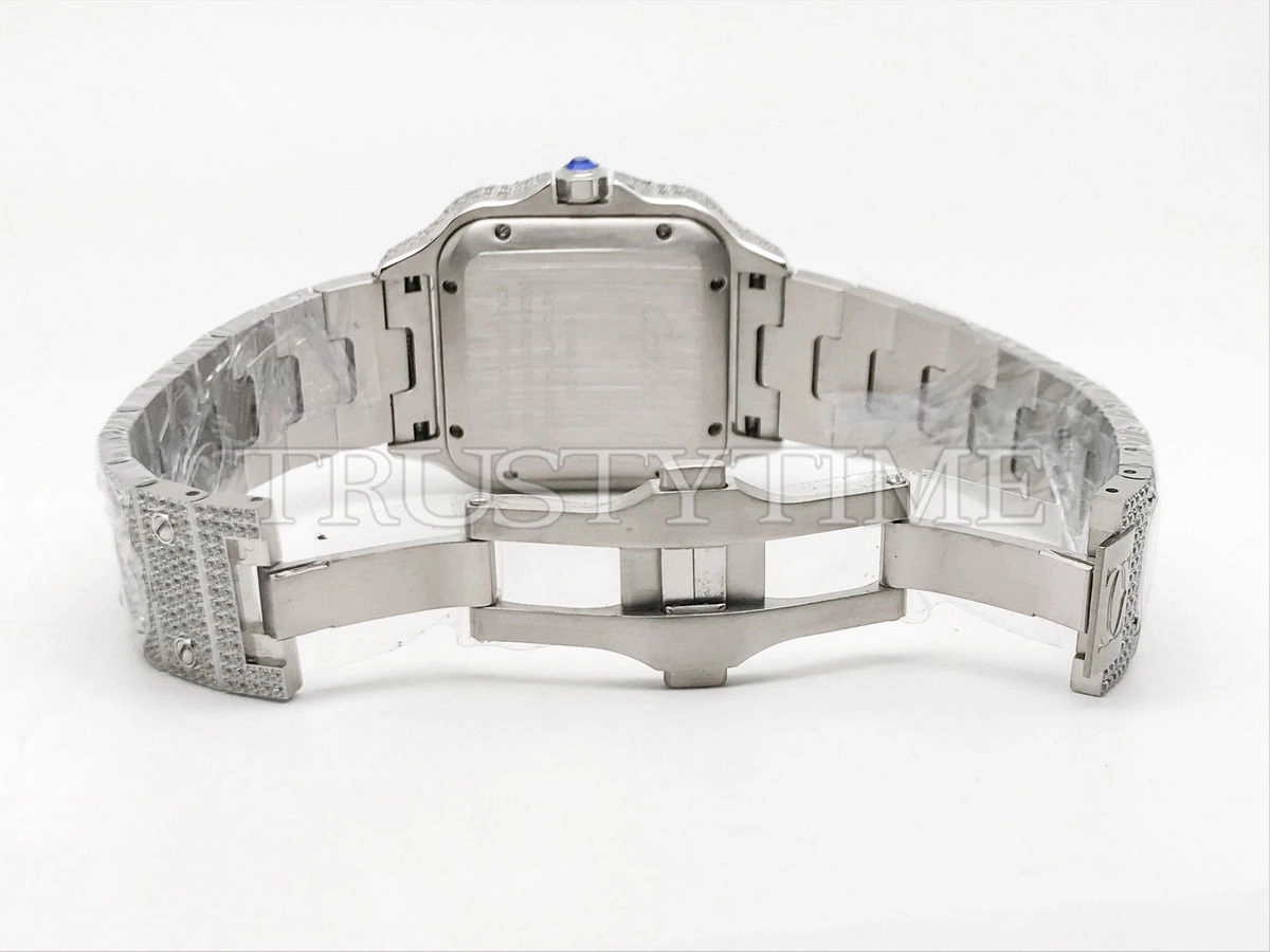 Копия часов Cartier Santos De Cartier 40 WSSA0018 Diamonds Арт.CR-0929