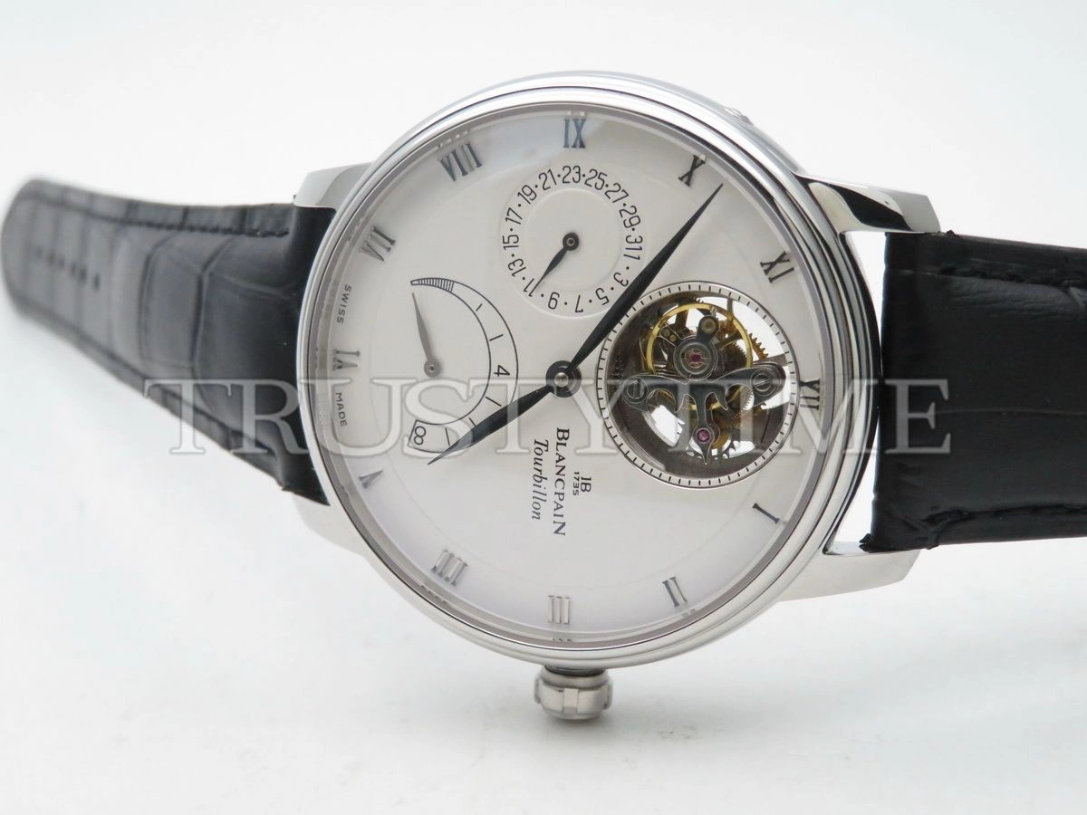 Копия часов Blancpain Villeret Complicated Villeret Tourbillon 6025-1542-55B Арт.BP-0338