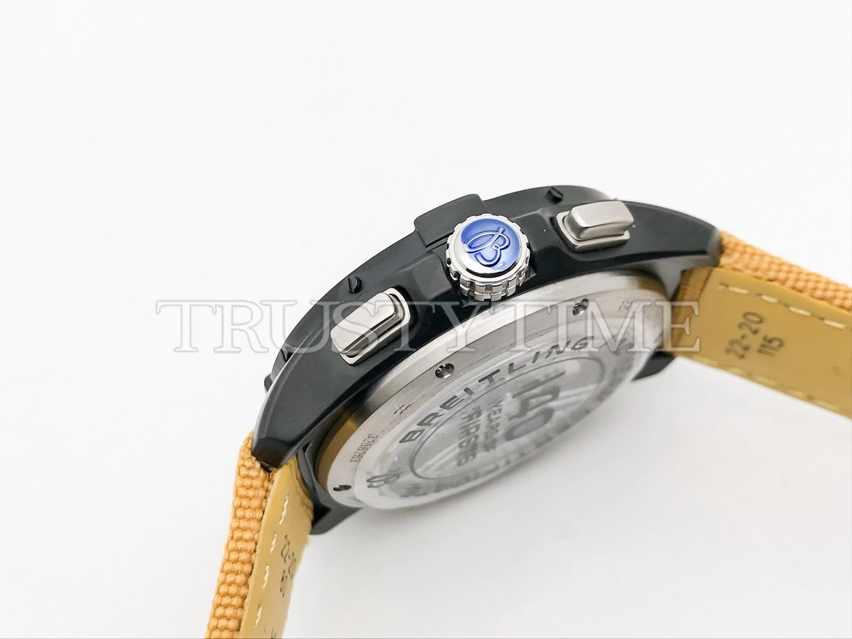 Копия часов Breitling Aneger B01 Chronograph 44 Night Mission SB0147101I1X1 Арт.BT-1158