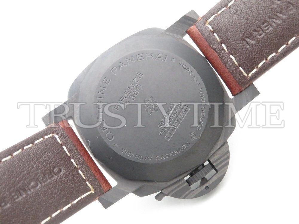 Копия часов Panerai Luminor 1950 3 Days Automatic Carbotech 44mm PAM00661 Арт.PN-0716