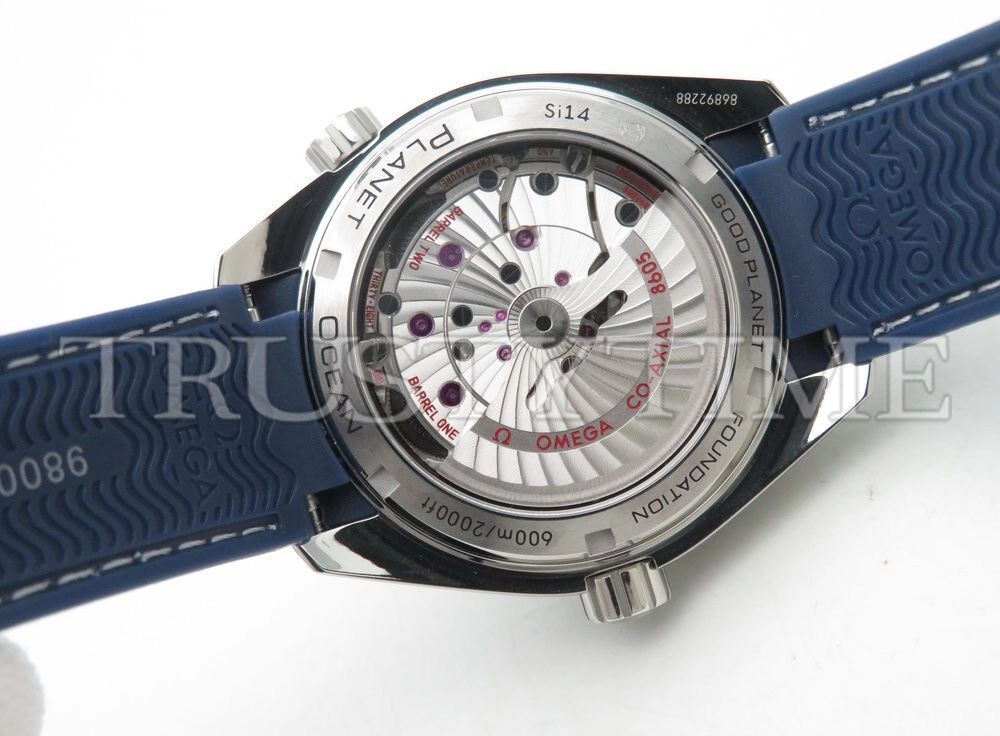 Копия часов Omega Seamaster Planet Ocean 600m Co‑Axial Master Chronometer GMT GoodPlanet 43.5mm 232.30.44.22.03.001 Арт.OM-0526