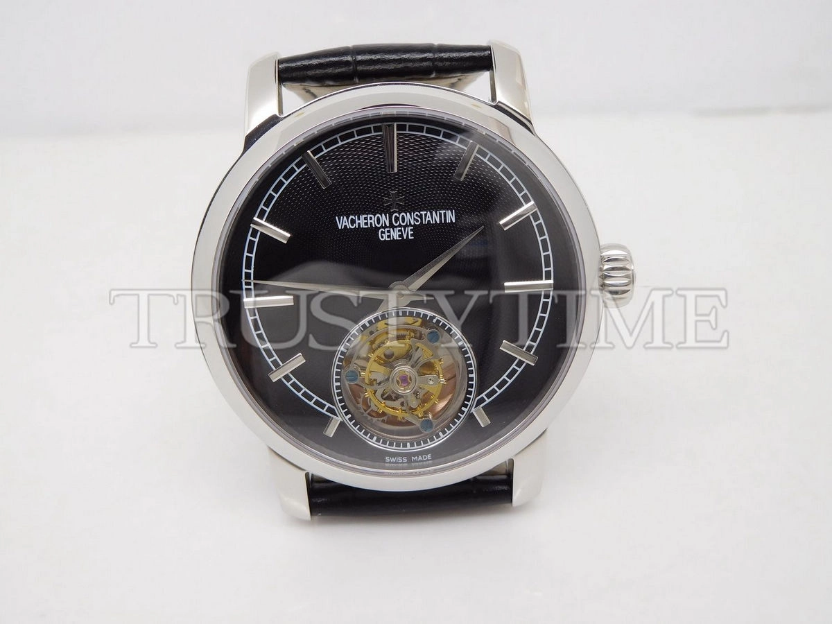 Копия часов Vacheron Constantin Traditionnelle Tourbillon 44mm 6500T/000P-B100 Арт.VC-0226