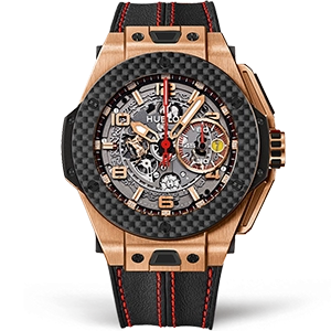 Копия часов Hublot Big Bang Ferrari "King Carbon Gold" 401.OQ.0123.VR Арт.HB-0421