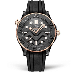 Копия часов Omega Seamaster Diver 300m Co-axial Master Chronometer 43,5mm 210.62.44.20.01.001 Арт.OM-0924