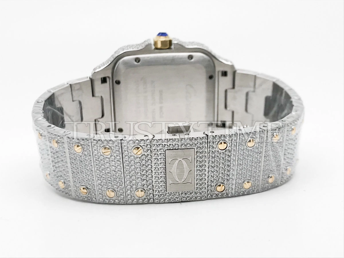 Копия часов Cartier Santos De Cartier 40 W2SA0009 Diamonds Арт.CR-0935