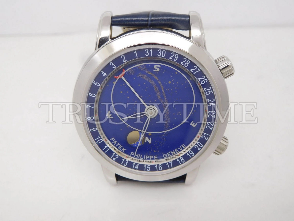 Копия часов Patek Philippe Grand Complications Celestial Sky Moon 44mm 6102P-001 Арт.PP-0445