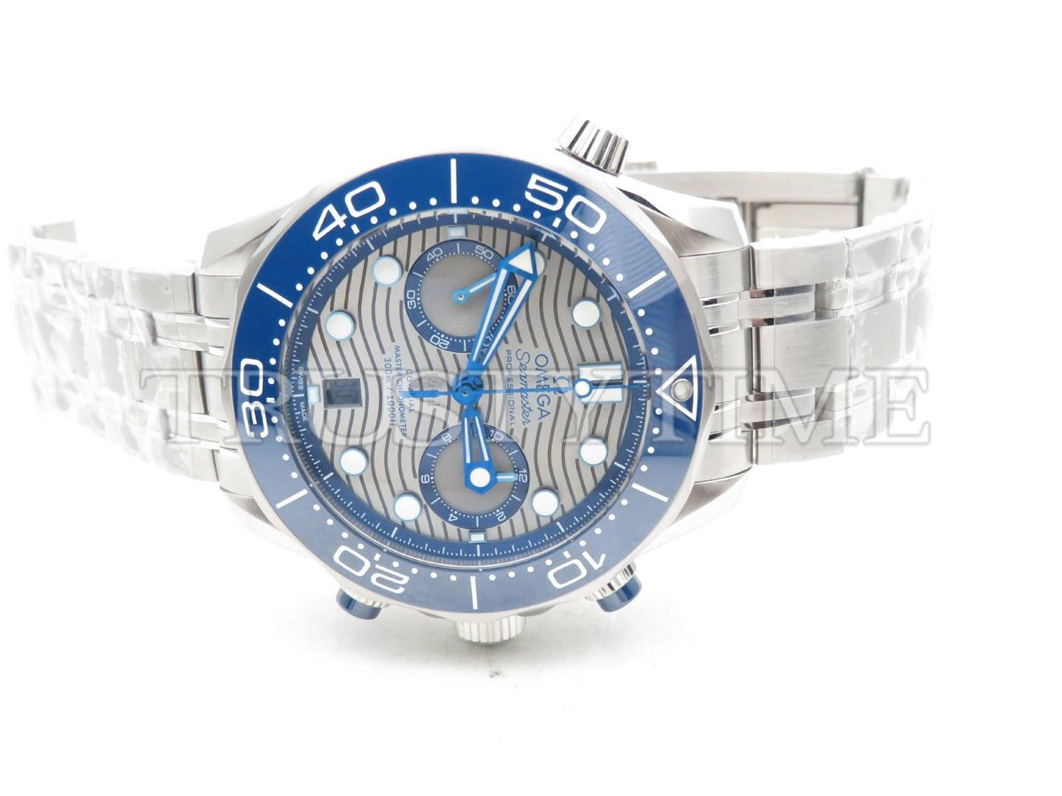 Копия часов Omega Seamaster Diver 300m Co‑Axial Master Chronometer Chronograph 44mm 210.30.44.51.06.001 Арт.OM-0823