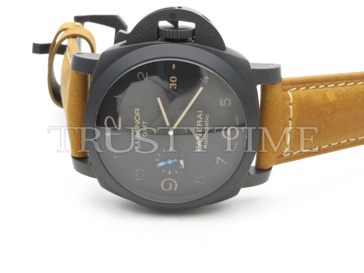 Копия часов Panerai Luminor 1950 3 Days GMT Automatic Ceramic 44mm PAM01441 Арт.PN-0813