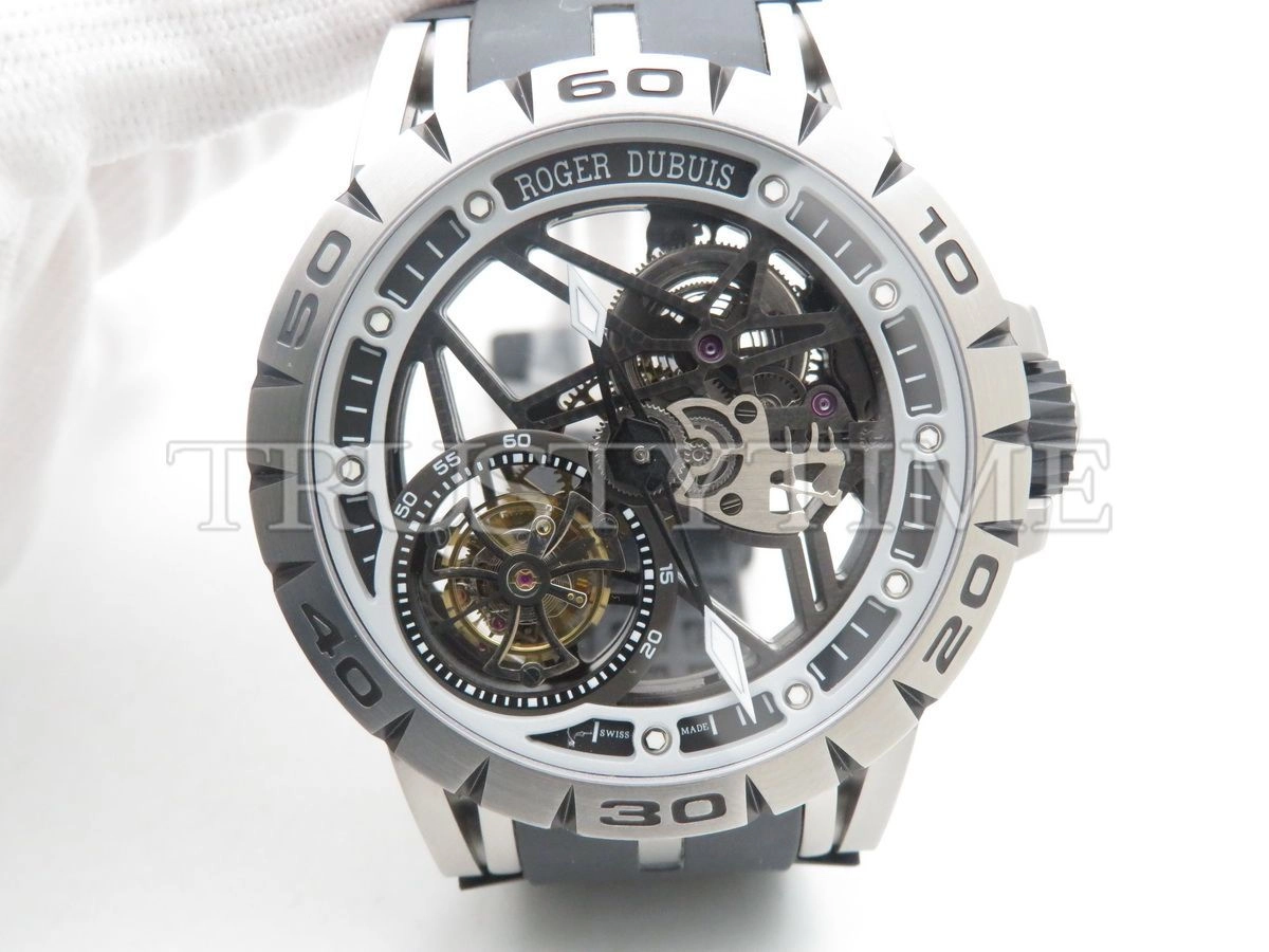Копия часов Roger Dubuis Excalibur Spider Skeleton Flying Tourbillon 45mm RDDBEX0479 Арт.RG-0429