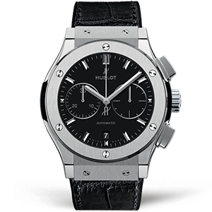 Копия часов Hublot Classic Fusion Chronograph Titanium 45mm 521.NX.1171.LR Арт.HB-0924