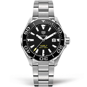 Копия часов Tag Heuer Aquaracer Calibre 5 43mm WAY201A.BA0927 Арт.TG-0353
