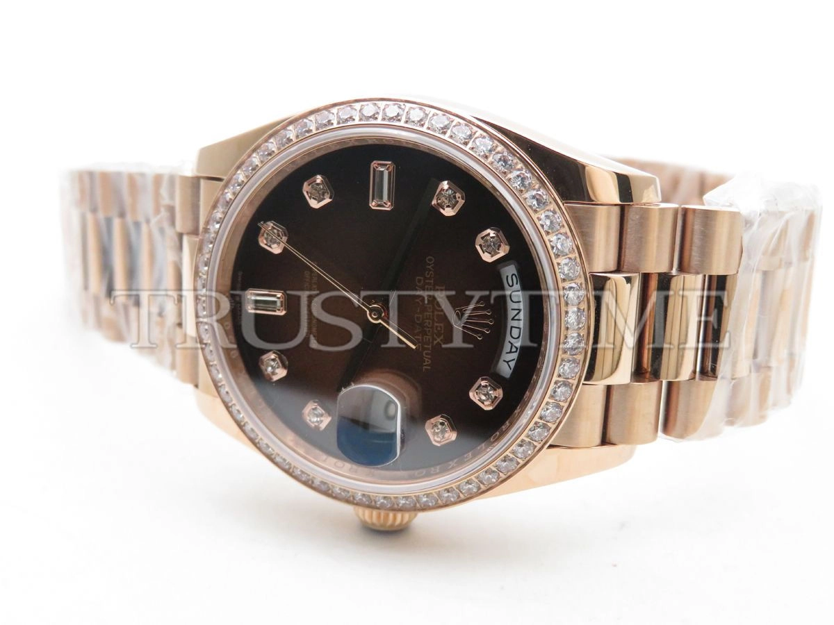 Копия часов Rolex Day-Date 36mm 128345RBR-0040 Арт.RX-1047