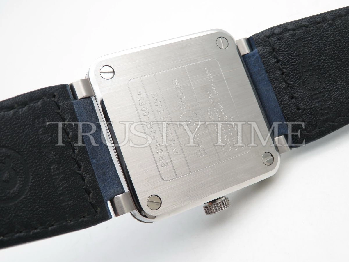 Копия часов Bell & Ross BR 03-92 Blue Steel BR0392-BLU-ST/SCA Арт.BR-0198