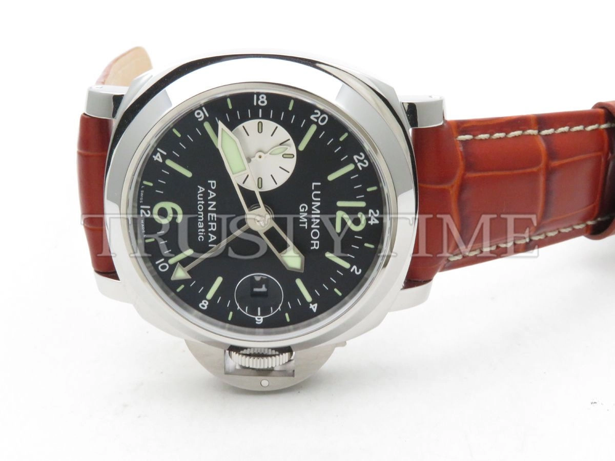 Копия часов Panerai Luminor GMT Automatic Acciaio 44mm PAM00088 Арт.PN-0815