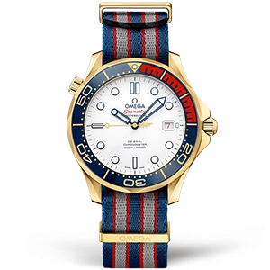 Копия часов Omega Seamaster Diver 300m Co‑Axial Chronometer Commanders’ Watch 41mm 212.62.41.20.04.001 Арт.OM-0695