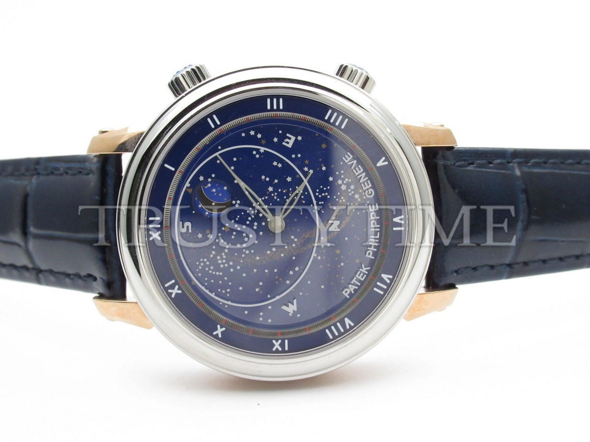 Копия часов Patek Philippe Grand Complications Celestial Sky Moon 43mm 5102PR-001 Арт.PP-0440
