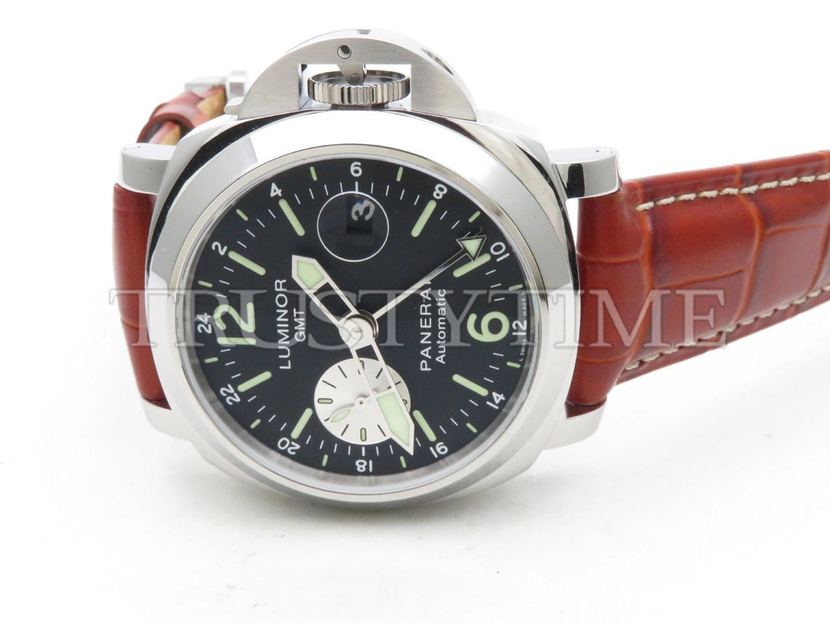 Копия часов Panerai Luminor GMT Automatic Acciaio 44mm PAM00088 Арт.PN-0815