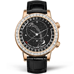 Копия часов Patek Philippe Grand Complications Celestial Sky Moon 44mm 6104R-001 Арт.PP-0446