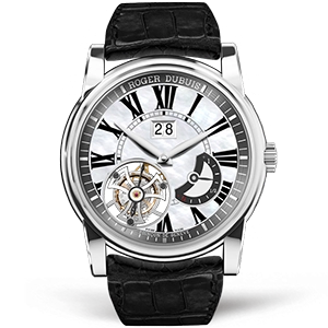 Копия часов Roger Dubuis Hommage Flying Tourbillon With Large Date 45mm RDDBHO0578 Арт.RG-0432