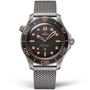 Копия часов Omega Seamaster Diver 300m Co Axial Master Chronometer «007 Edition» 42mm 210.90.42.20.01.001 Арт.OM-0809
