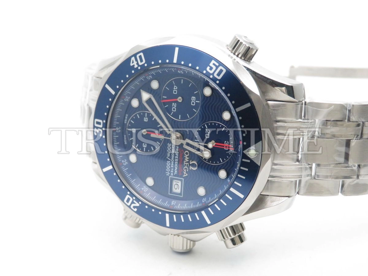Копия часов Omega Seamaster Diver 300m Chronograph 41.5mm 2225.80.00 Арт.OM-0708