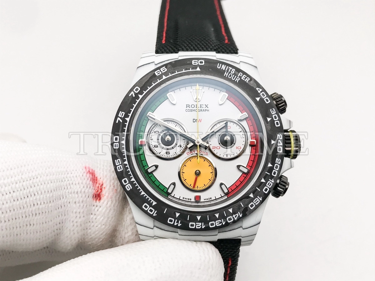 Копия часов Rolex Cosmograph Daytona DIW Ferrari Quartz Fiber Edition Арт.RX-3543