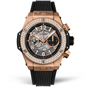 Копия часов Hublot Big Bang Unico King Gold Diamonds 44mm 421.OX.1180.RX.1104 Арт.HB-0965