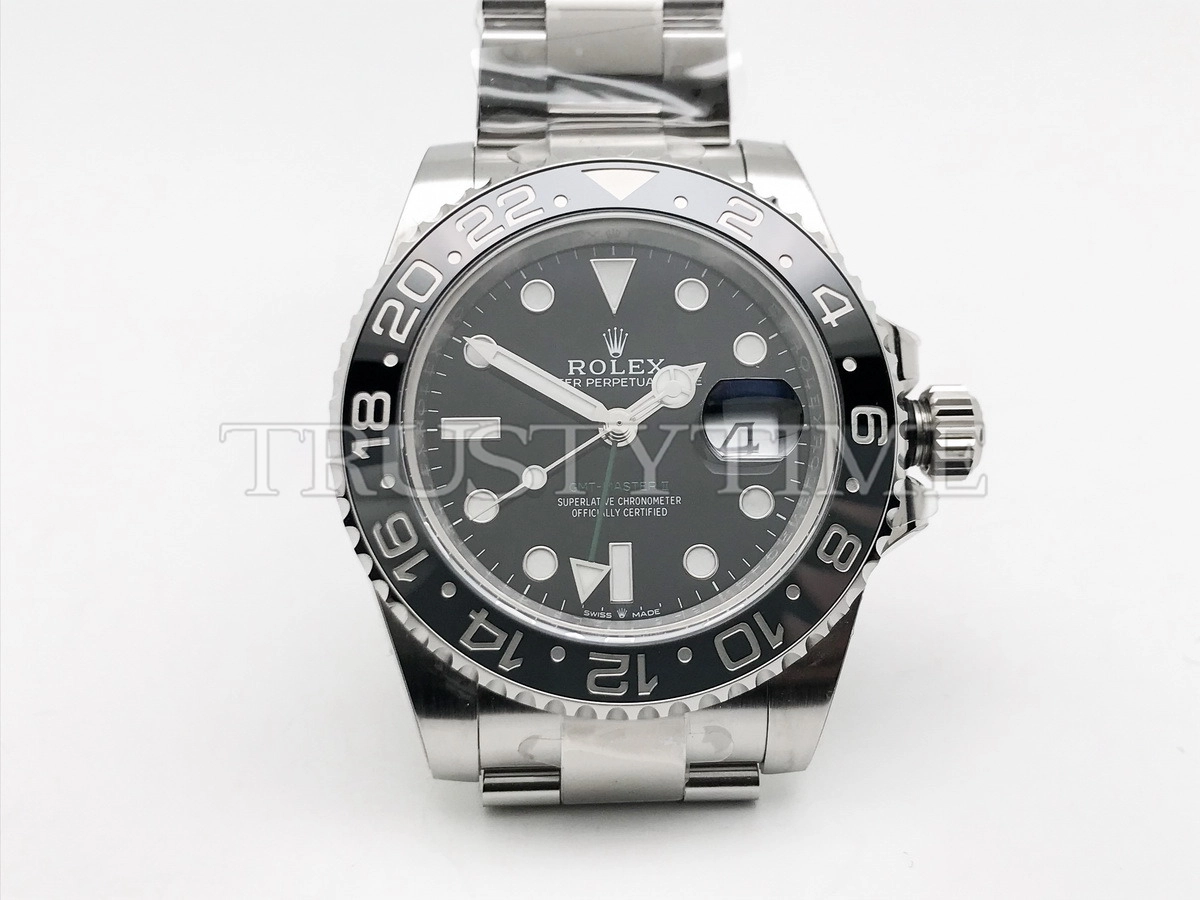 Копия часов Rolex GMT Master II 40mm 126710GRNR-0004 Арт.RX-3418