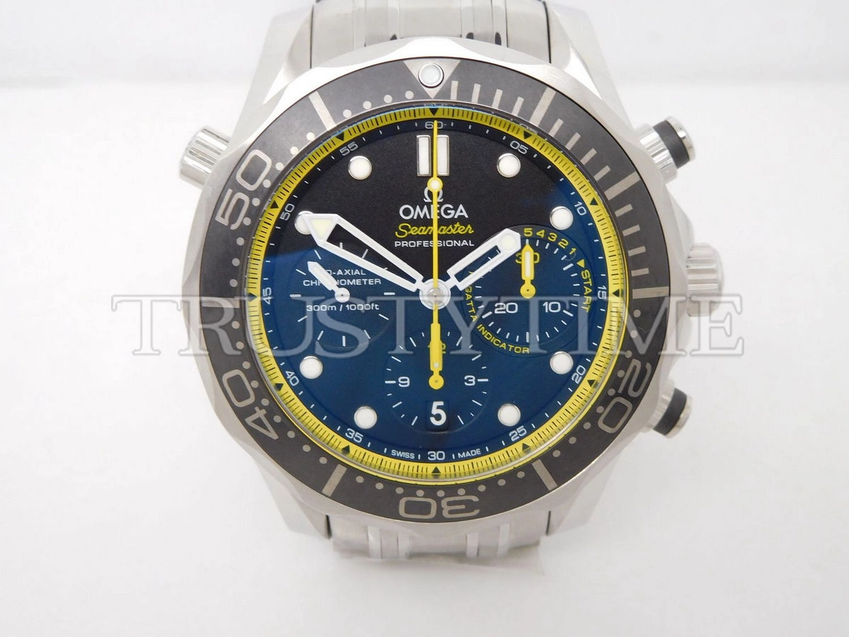 Копия часов Omega Seamaster Diver 300m Co‑Axial Chronometer Chronograph 44mm 212.30.44.50.01.002 Арт.OM-0712