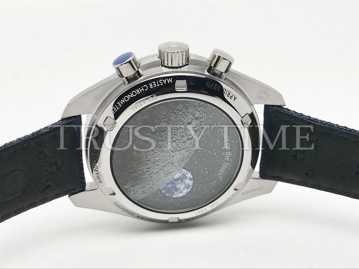 Копия часов Omega Speedmaster Anniversary Series Silver Snoopy Award 42mm 310.32.42.50.02.001 Арт.OM-0878