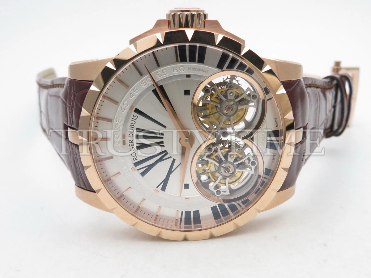 Копия часов Roger Dubuis Excalibur Double Flying Tourbillon 45mm RDDBEX0249 Арт.RG-0419