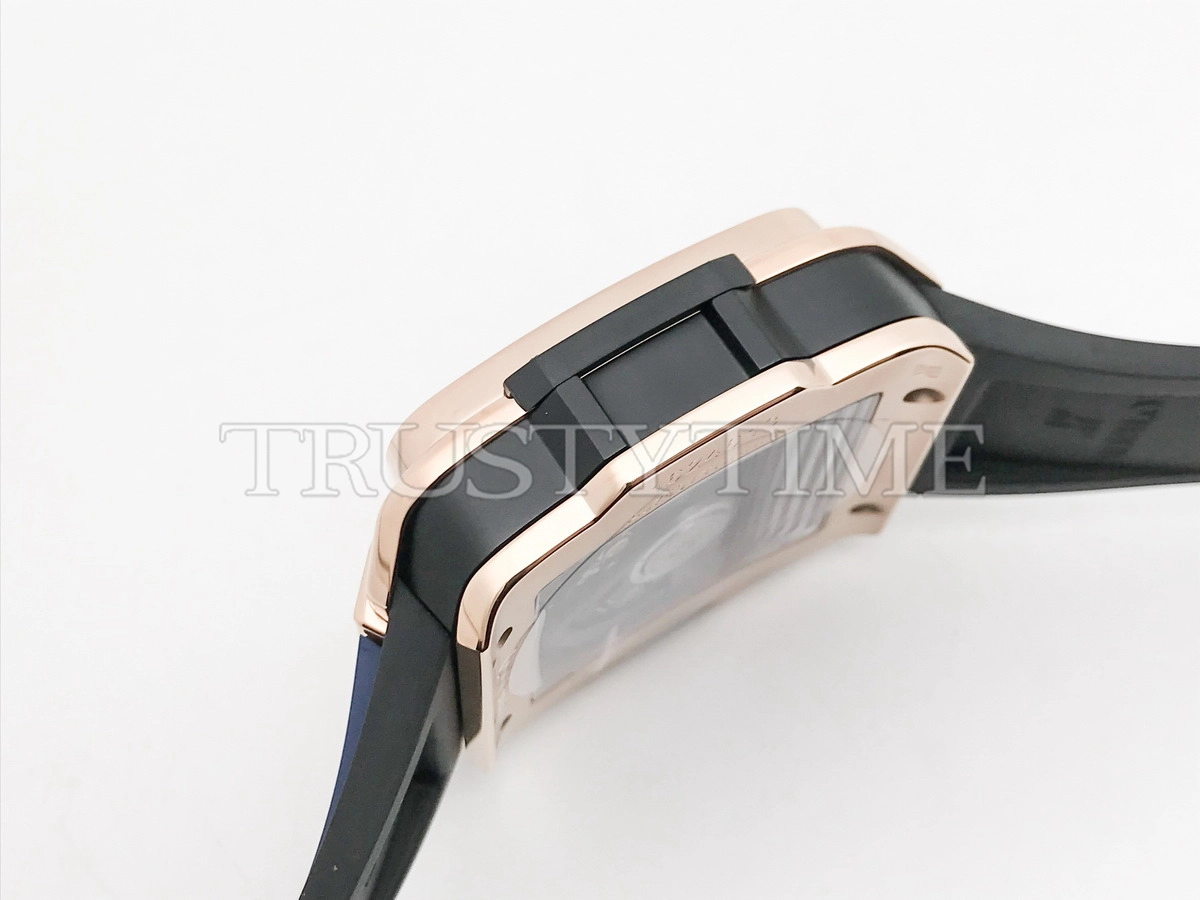 Копия часов Hublot Square Bang Unico King Gold Blue 821.OX.5180.RX Арт.HB-1283