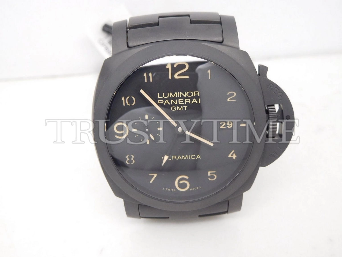 Копия часов Panerai Luminor 1950 3 Days GMT Automatic Tuttonero 44mm PAM00438 Арт.PN-0703