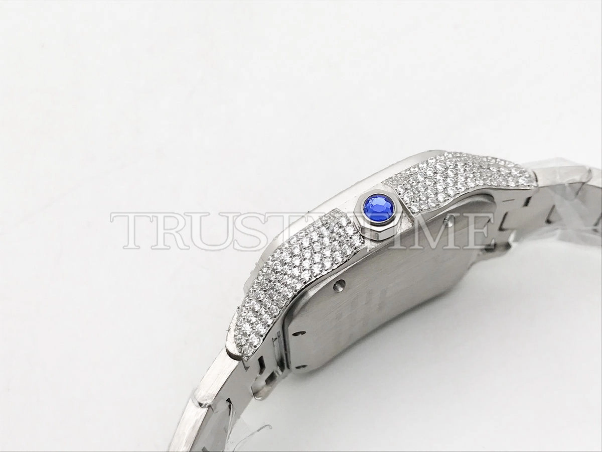 Копия часов Cartier Santos De Cartier 40 WSSA0018 Diamonds Арт.CR-0932