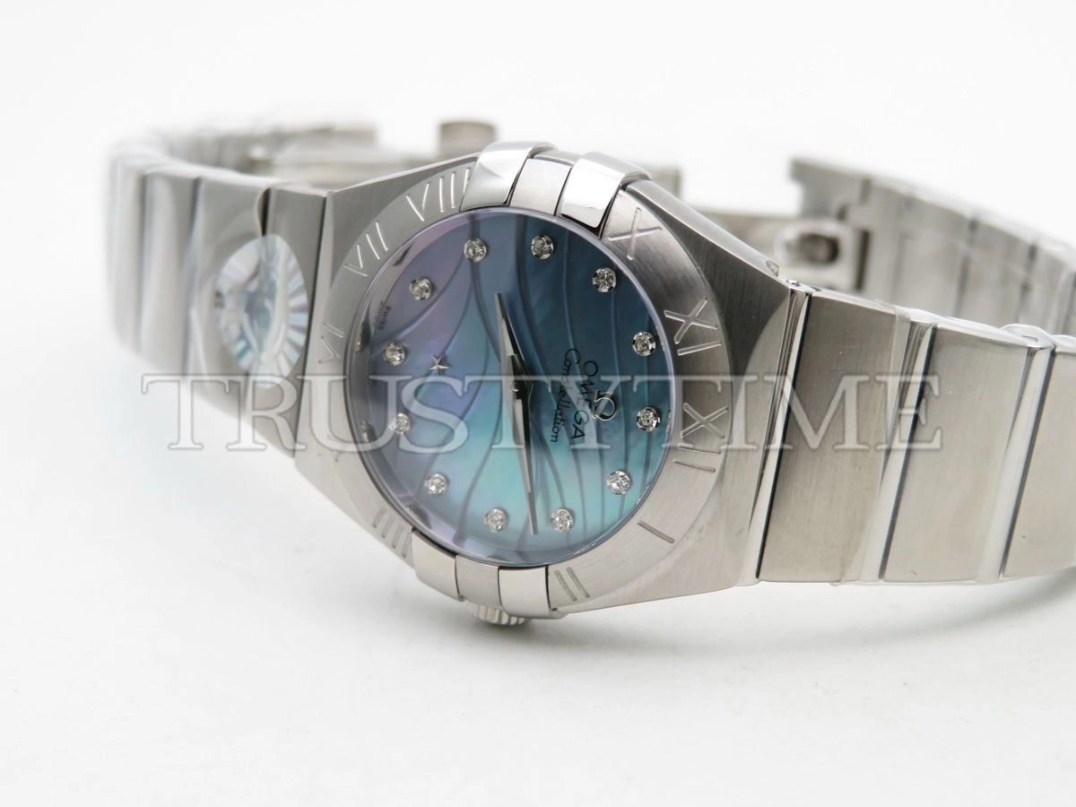 Копия часов Omega Constellation Quartz Brushed 27mm 123.10.27.60.57.001 Арт.OM-0467