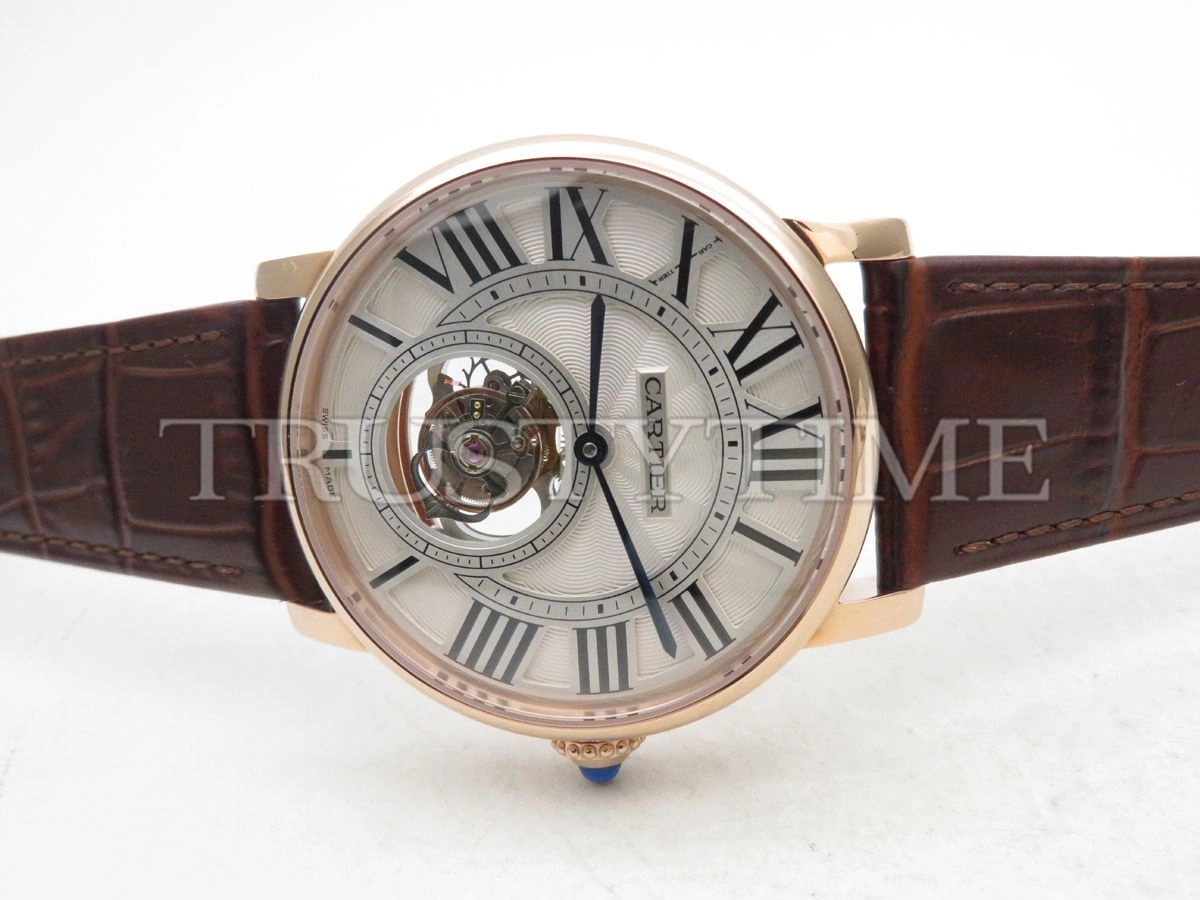 Копия часов Cartier Rotonde de Cartier Flying Tourbillon 40 W1556215 Арт.CR-0732