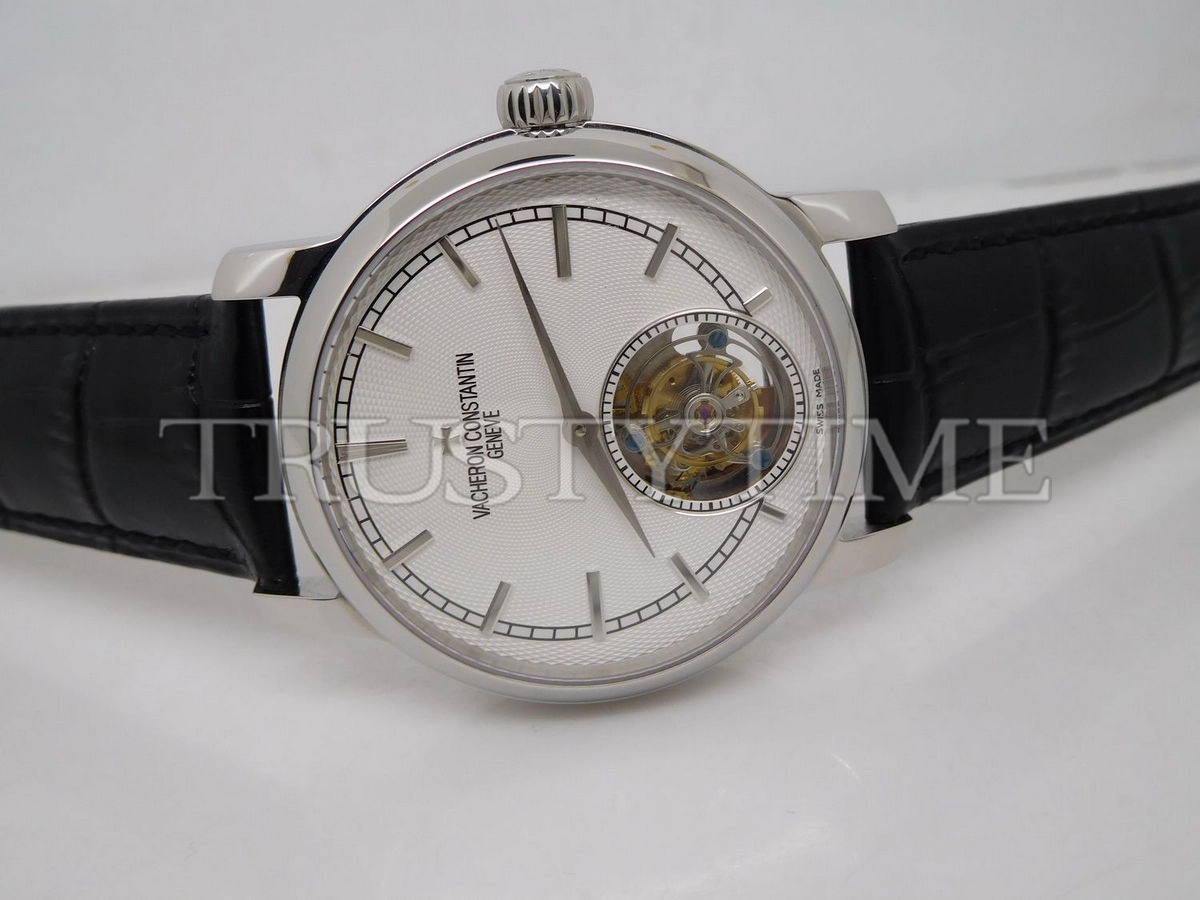 Копия часов Vacheron Constantin Traditionnelle Tourbillon 44mm 6500T/000P-9949 Арт.VC-0225
