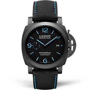 Копия часов Panerai Luminor 1950 3 Days Automatic Carbotech 44mm PAM01661 Арт.PN-0735