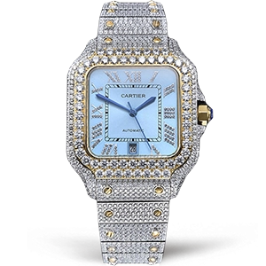 Копия часов Cartier Santos De Cartier 40 W2SA0009 Diamonds Арт.CR-0936