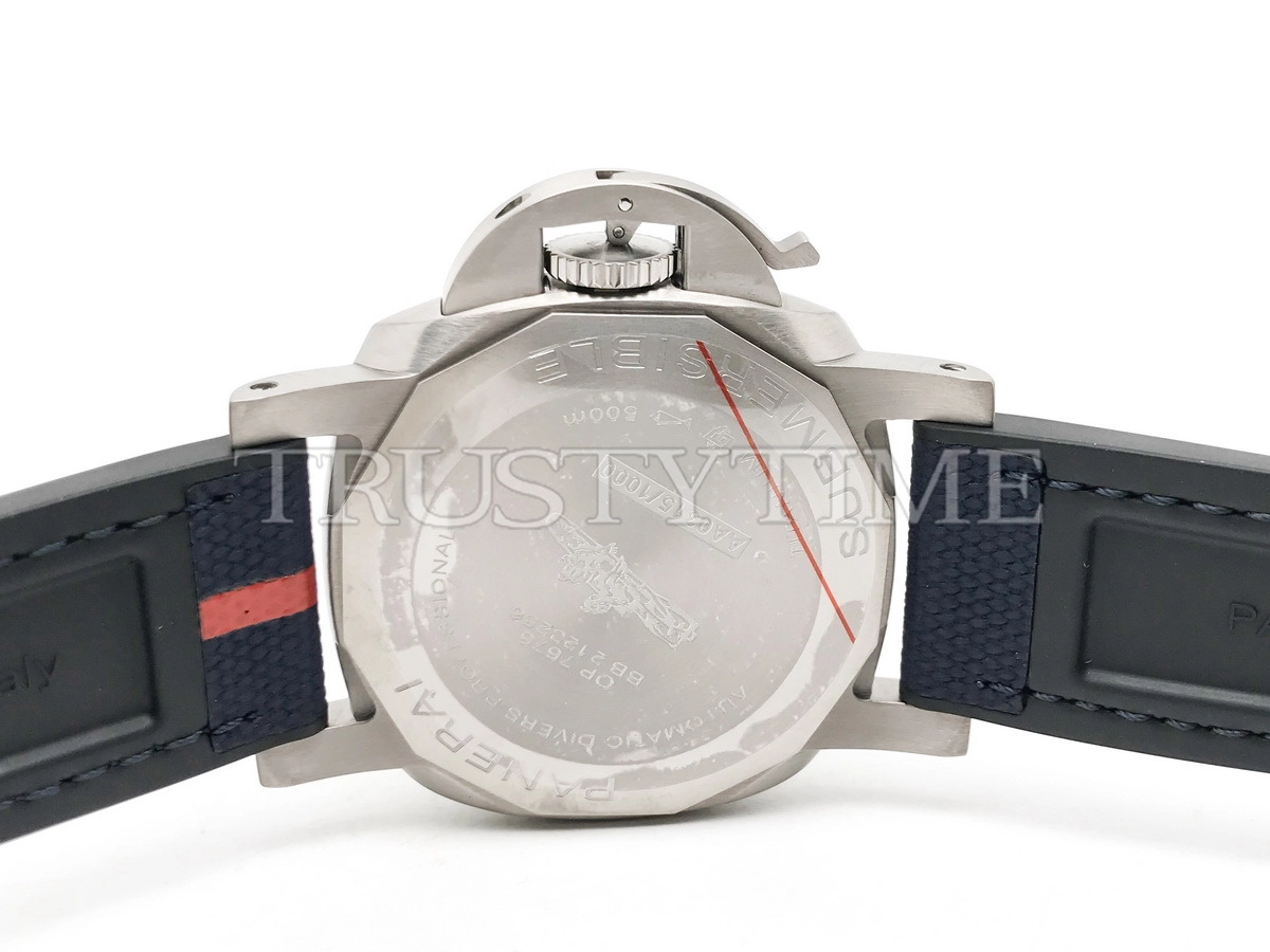 Копия часов Panerai Submersible GMT Luna Rossa Titanio 42mm PAM01507 Арт.PN-0913
