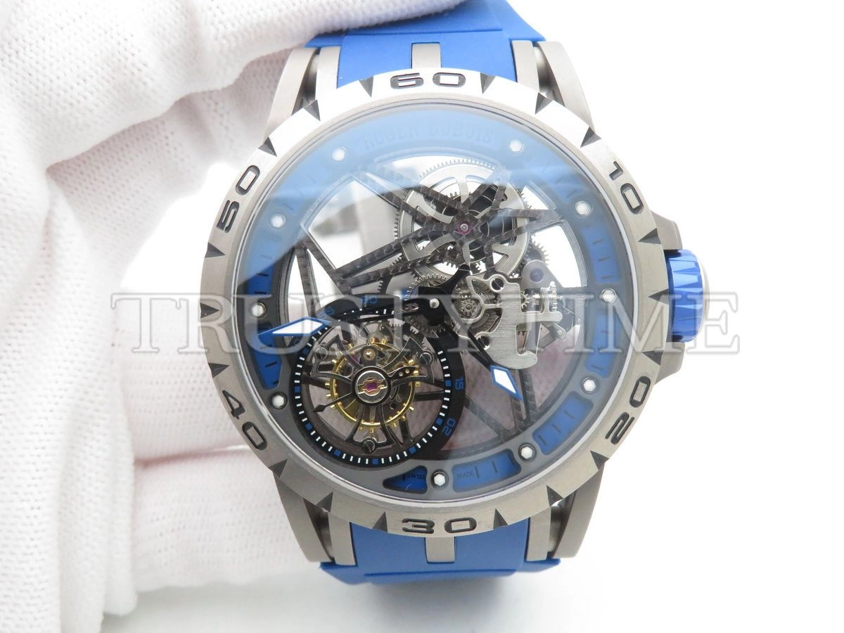 Копия часов Roger Dubuis Excalibur Spider Skeleton Flying Tourbillon 45mm RDDBEX0546 Арт.RG-0428