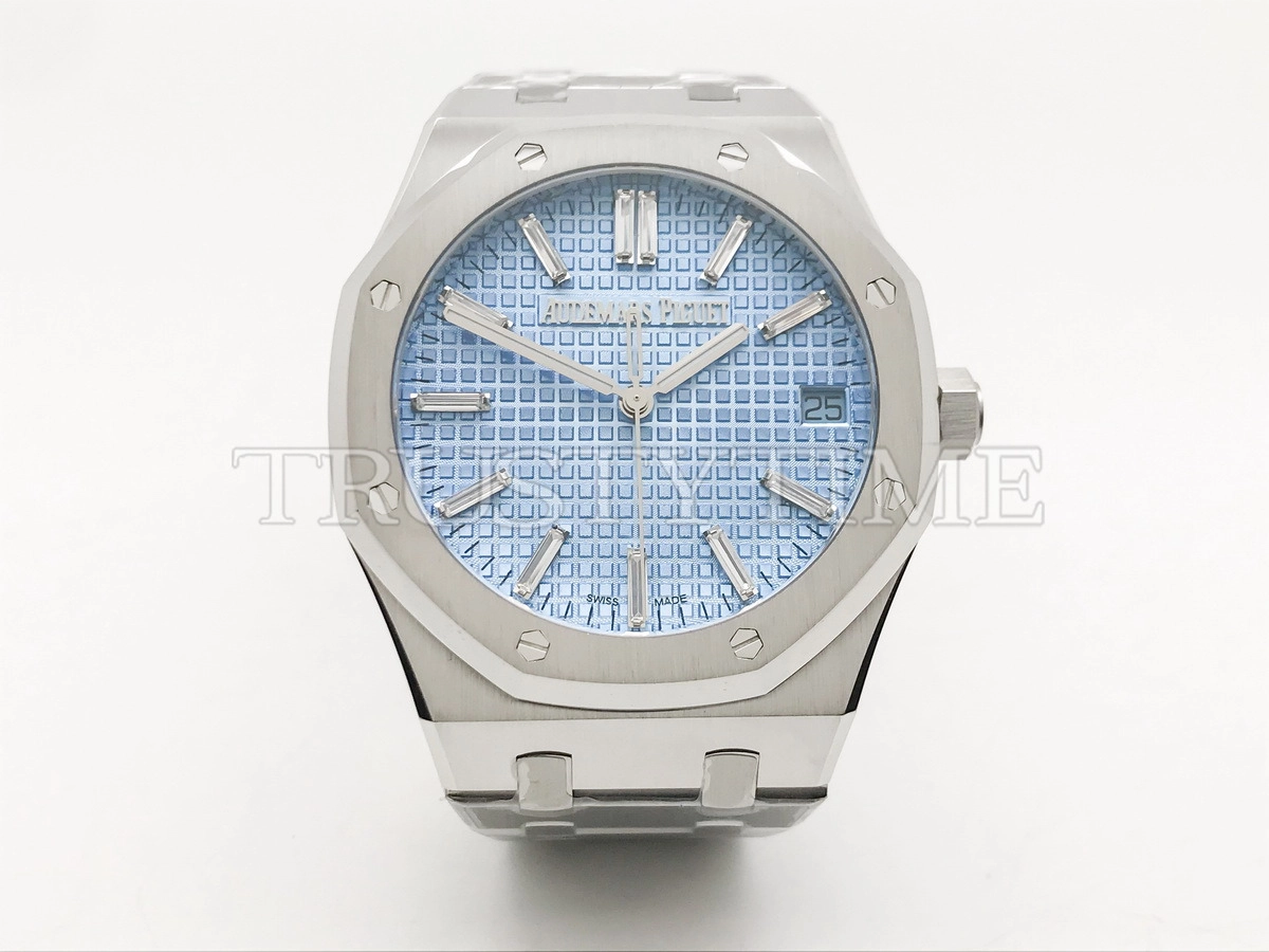 Копия часов Audemars Piguet Royal Oak Ice Blue Baguette Dial Limited Edition 15510BC.OO.1320BC.01 Арт.AP-1206