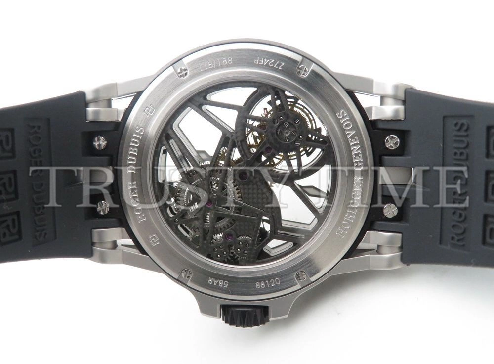 Копия часов Roger Dubuis Excalibur Spider Skeleton Flying Tourbillon 45mm RDDBEX0479 Арт.RG-0429