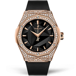 Копия часов Hublot Classic Fusion Orlinski King Gold Alternative Pave 40mm 550.OS.1800.RX.1604.ORL19 Арт.HB-1035