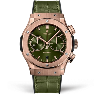 Копия часов Hublot Classic Fusion Chronograph King Gold 45mm 521.OX.8980.LR Арт.HB-0927