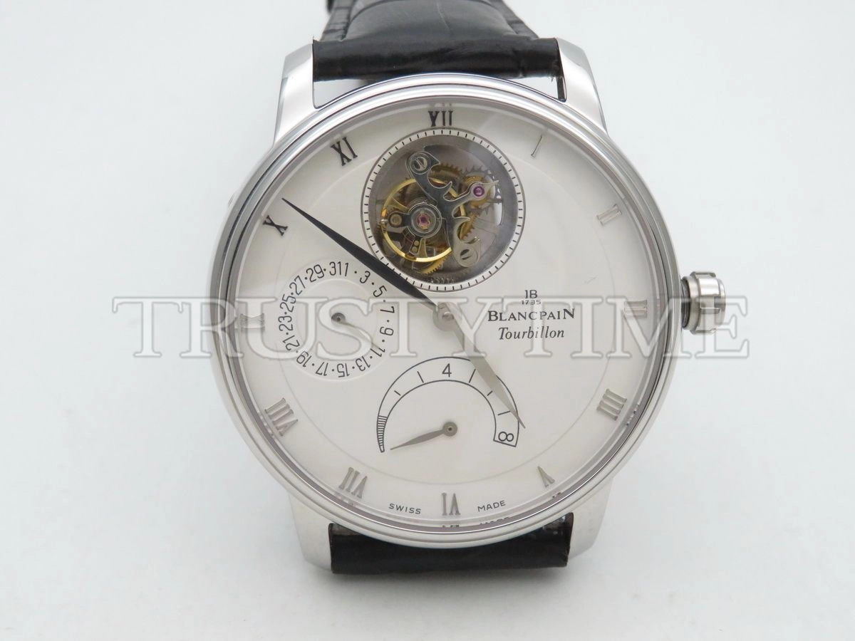 Копия часов Blancpain Villeret Complicated Villeret Tourbillon 6025-1542-55B Арт.BP-0338