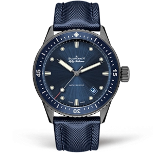 Копия часов Blancpain Fifty Fathoms Bathyscaphe 5000-0240-O52A Арт.BP-0348