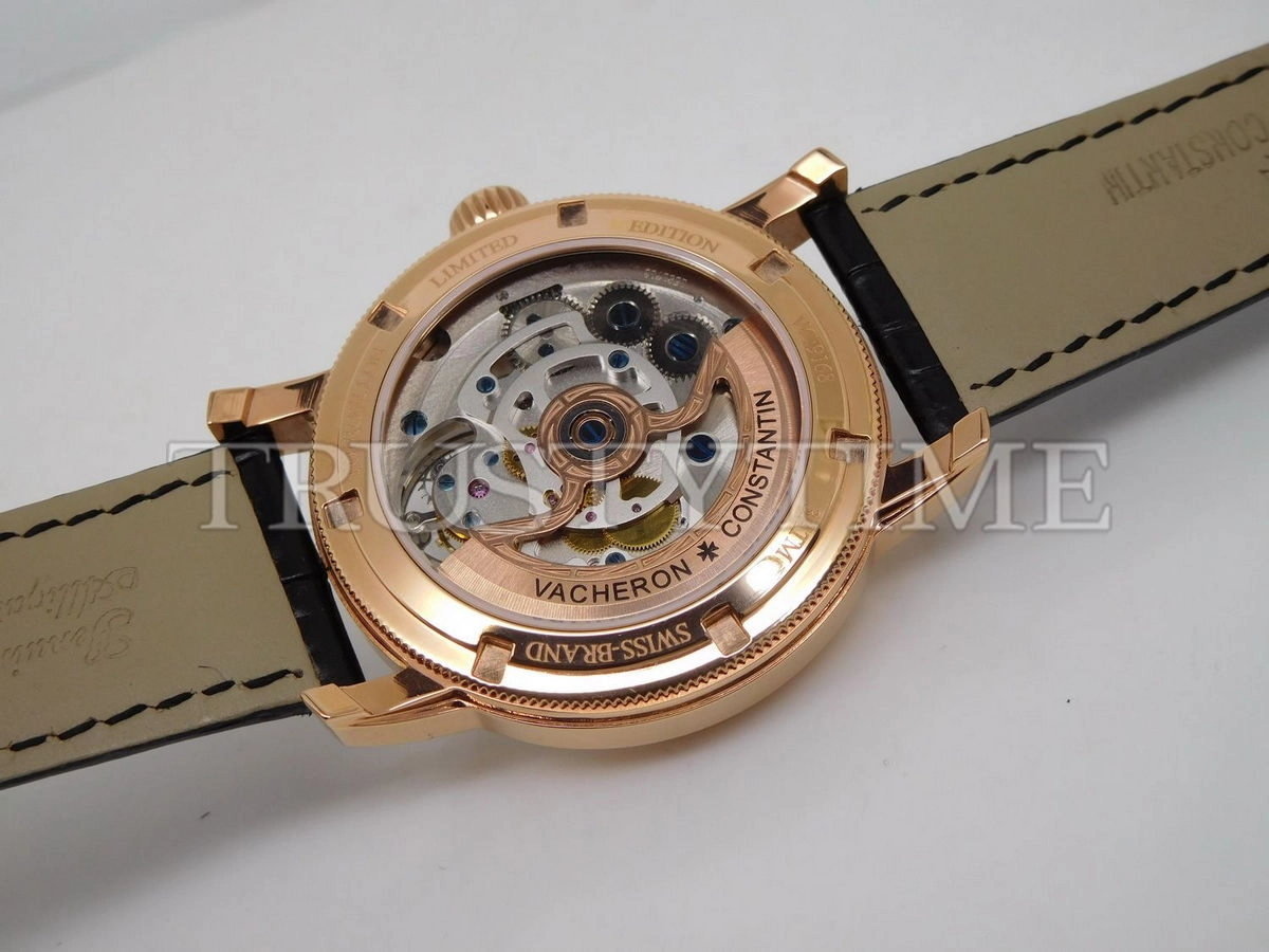 Копия часов Vacheron Constantin Traditionnelle Tourbillon 44mm 6500T/000R-B324 Арт.VC-0227
