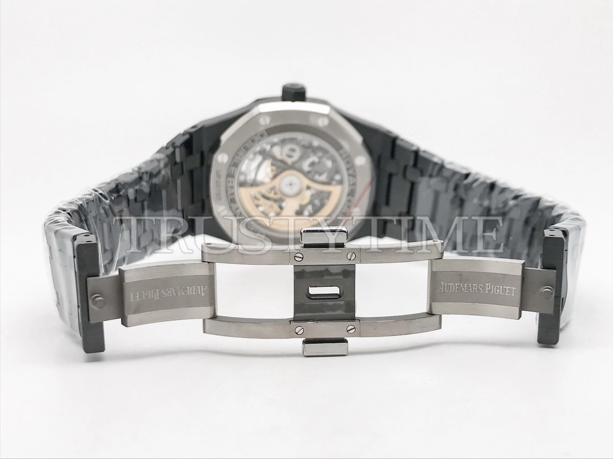 Копия часов Audemars Piguet Royal Oak Double Balance Wheel Black Ceramic 15416CE.OO.1225CE.01 Арт.AP-1192