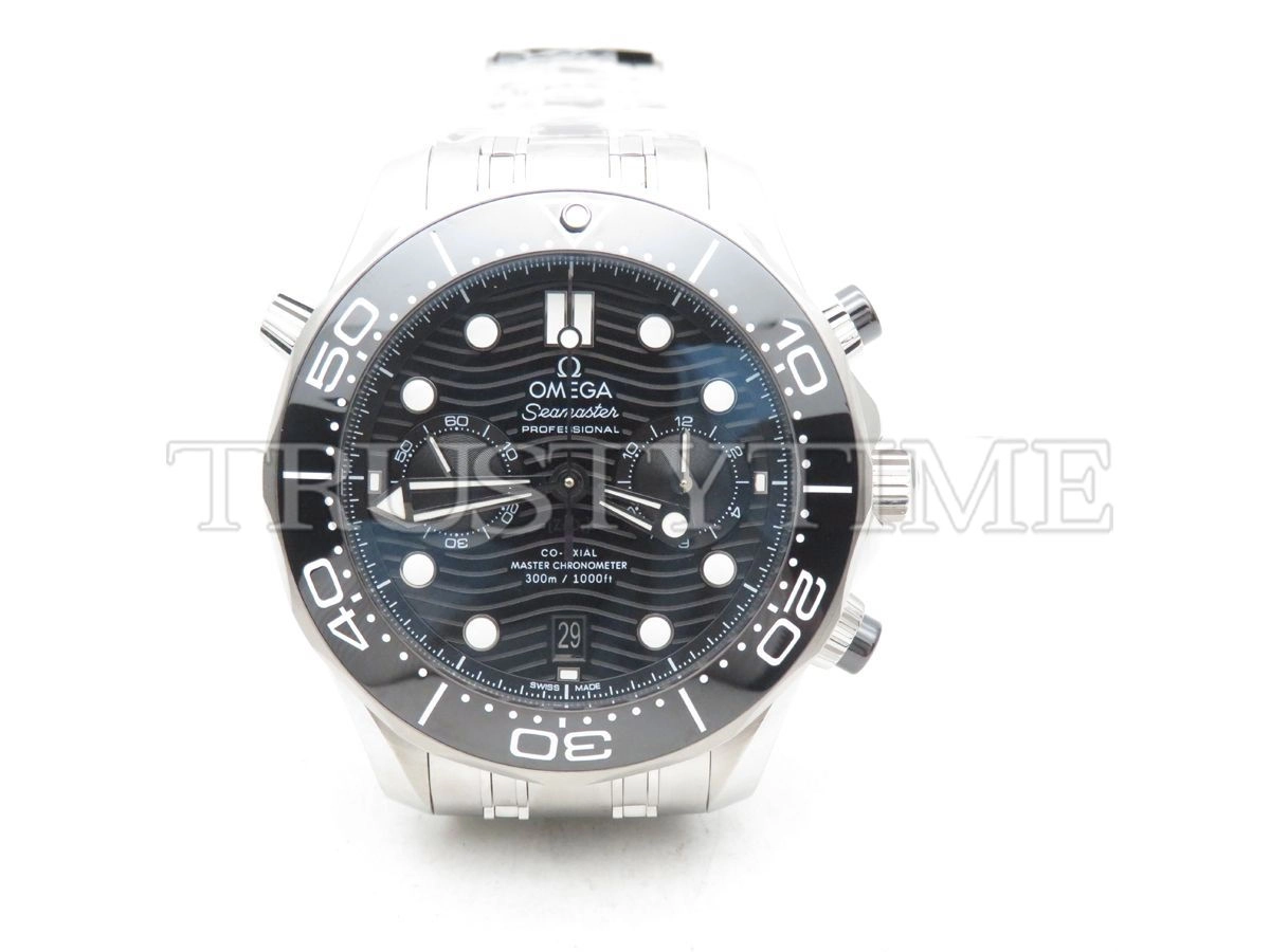 Копия часов Omega Seamaster Diver 300m Co‑Axial Master Chronometer Chronograph 44mm 210.30.44.51.01.001 Арт.OM-0825